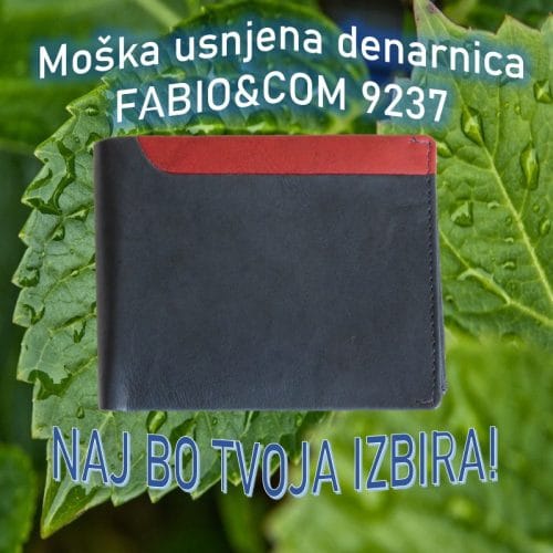 Moška usnjena denarnica FABIO&COM 9237 - slika 5
