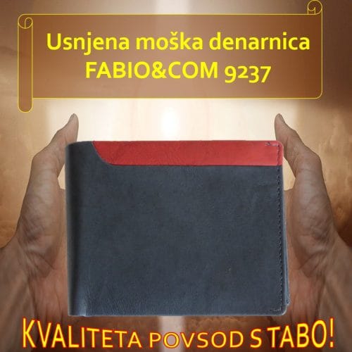 Moška usnjena denarnica FABIO&COM 9237 - slika 9