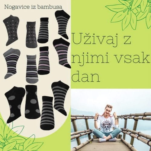 Nogavice iz bambusa 3/1 FWS-5567 - slika 12