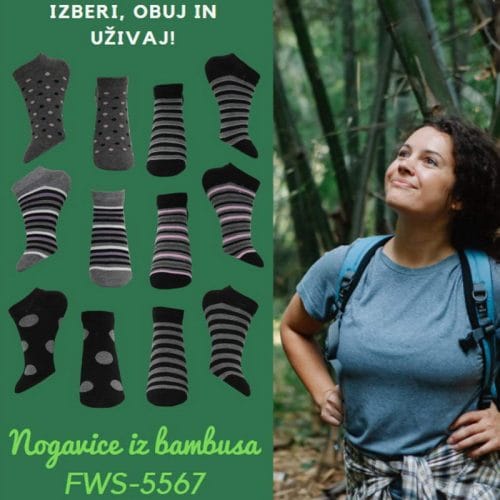 Nogavice iz bambusa 3/1 FWS-5567 - slika 5