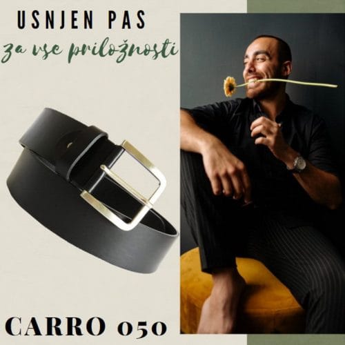Pas za hlače usnje CARRO 050 - slika 2