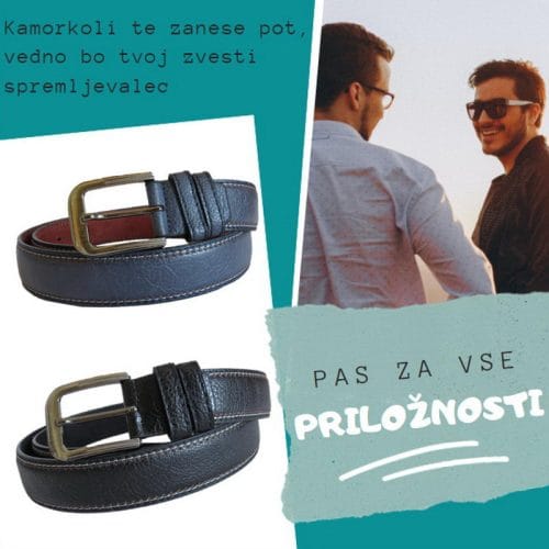 Pas za hlače umetno usnje BELLA PT6027 - slika 2