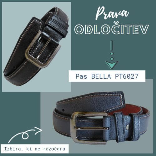 Pas za hlače umetno usnje BELLA PT6027 - slika 10