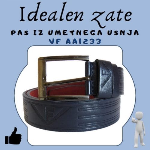 Pas za hlače umetno usnje VF AA1233 - slika 2