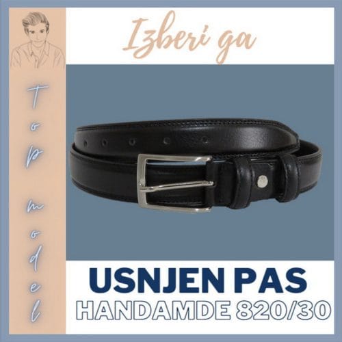 Pas za hlače usnje HANDMADE 820/30 - slika 2