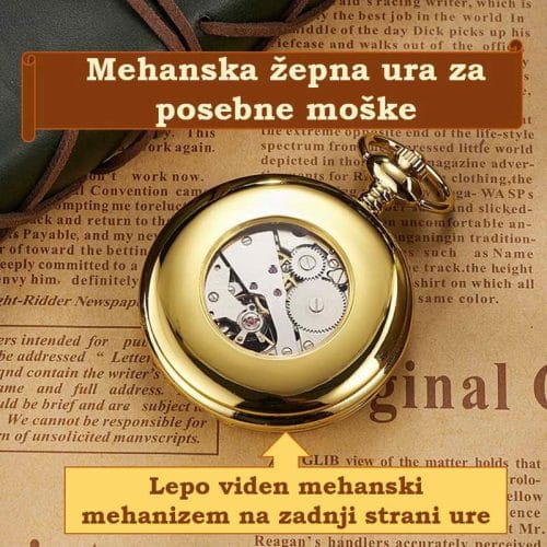 Mehanska žepna ura OUYAWEI - slika 6