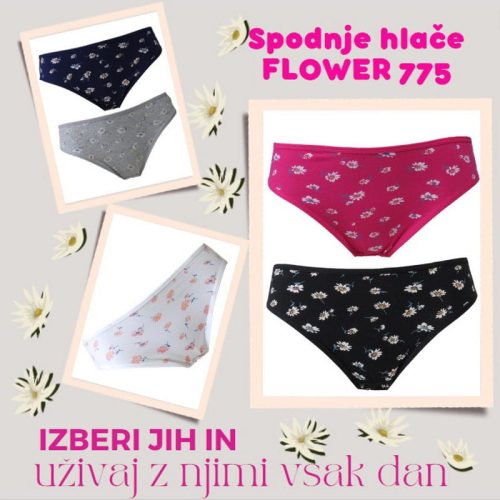 Ženske spodnje hlače FLOWER 775 - slika 12