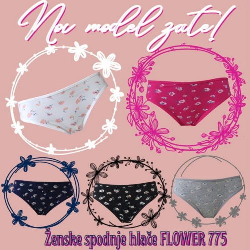 Ženske spodnje hlače FLOWER 775 - slika 16