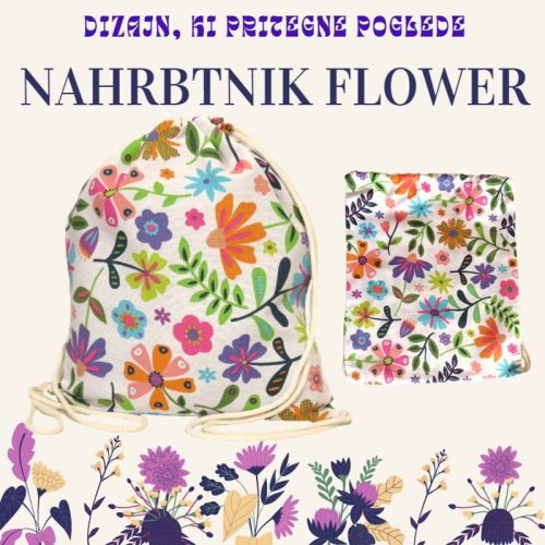 Nahrbtnik FLOWER - slika 6
