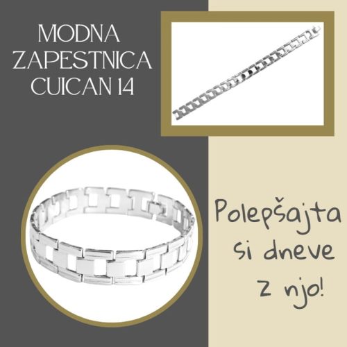 Jeklena zapestnica CUICAN 14 - slika 4