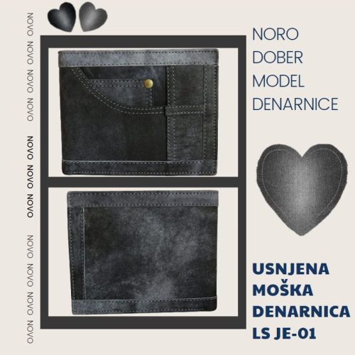 Moška usnjena denarnica LS JE-01 - slika 3