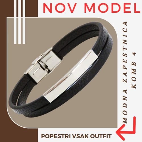 Modna zapestnica KOMB 4 - slika 3