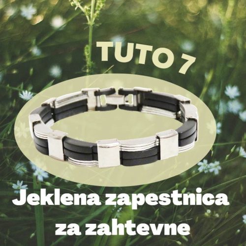 Jeklena zapestnica TUTO 7 - slika 3