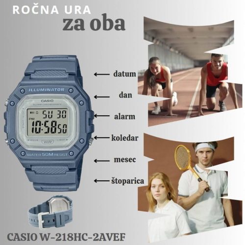 Ročna ura CASIO W-218HC-2AVEF - slika 3