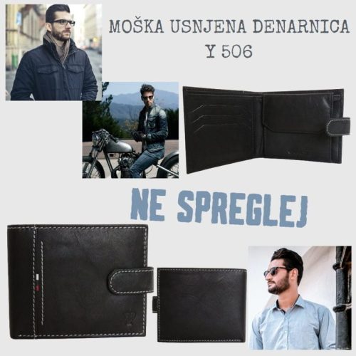 Moška usnjena denarnica Y 506 - slika 6