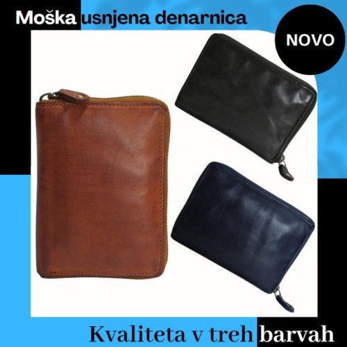 Moška usnjena denarnica Z221 - slika 18