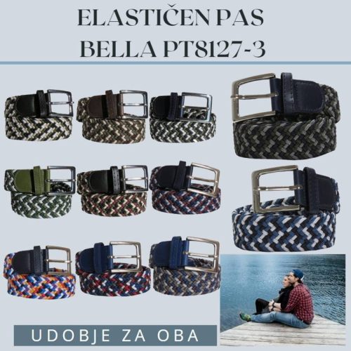Elastičen pas za hlače BELLA PT8127-3 - slika 33