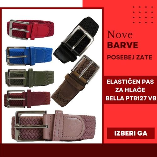Elastičen pas za hlače BELLA PT8127 VB - slika 3
