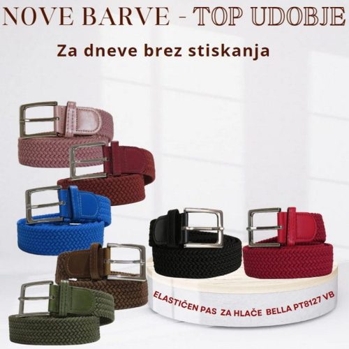 Elastičen pas za hlače BELLA PT8127 VB - slika 18