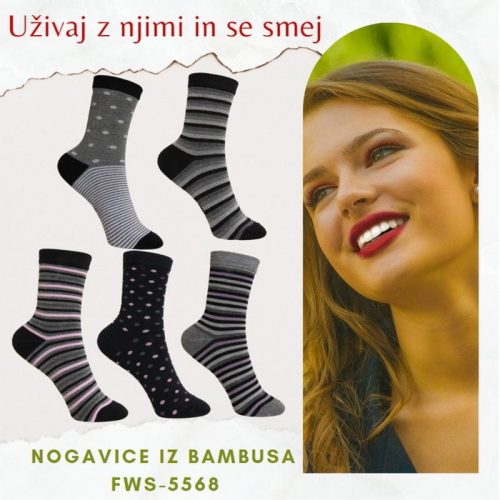 Nogavice iz bambusa FWS-5568 - slika 6