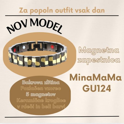 Magnetna zapestnica MinaMaMa GU124 - slika 5
