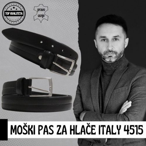 Pas za hlače usnje ITALY 4515 - slika 3