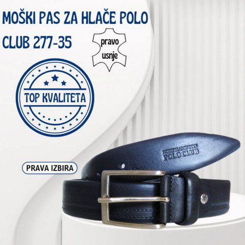 Pas za hlače usnje POLO CLUB 277-35 - slika 5