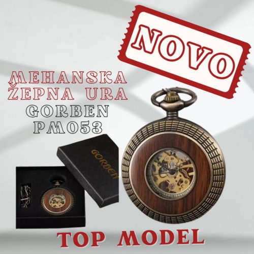 Mehanska žepna ura GORBEN PM053 - slika 3
