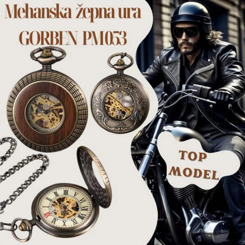 Mehanska žepna ura GORBEN PM053 - slika 6