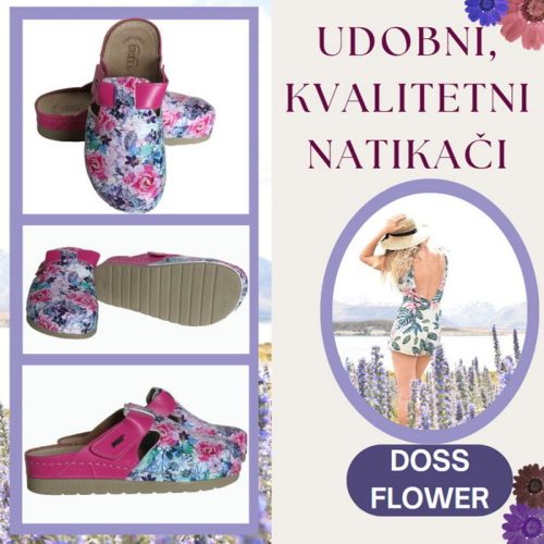 Ženski natikači DOSS FLOWER - slika 10