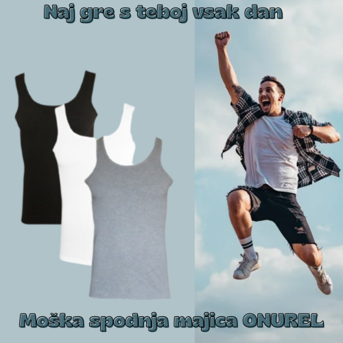 Moška spodnja majica ONUREL - slika 6