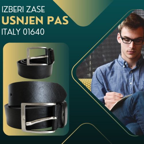 Pas za hlače usnje ITALY 01640 - slika 4