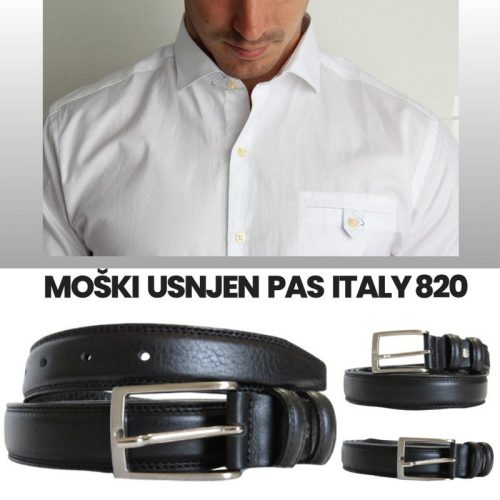 Pas za hlače usnje ITALY 820 - slika 4