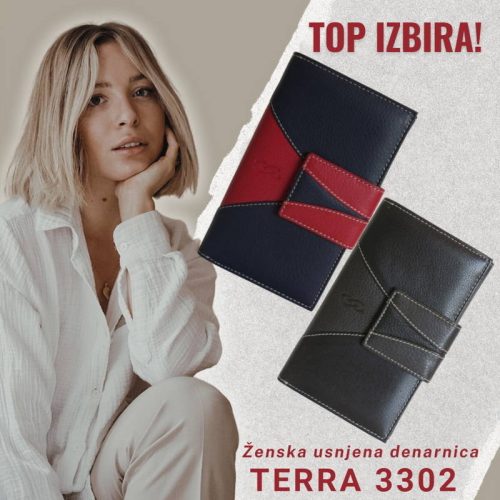 Ženska usnjena denarnica TERRA 3302 - slika 14