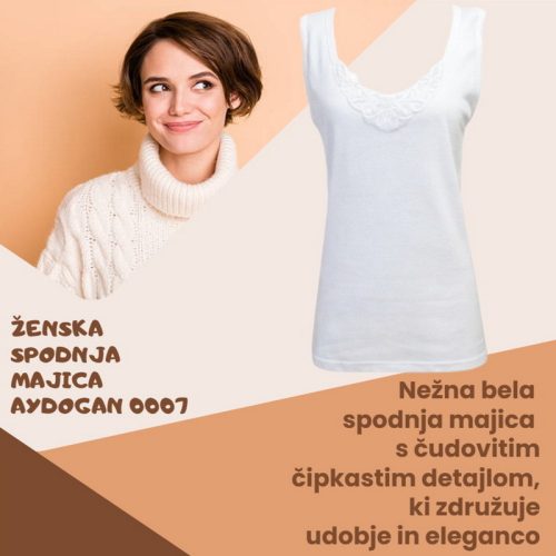 Ženska spodnja majica Aydogan 0007 - slika 3