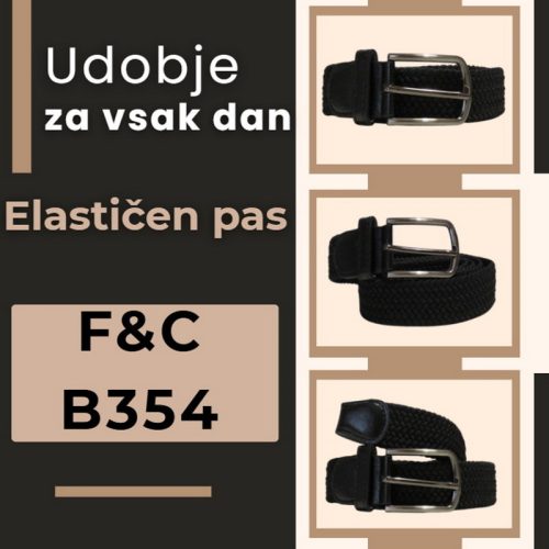 Elastičen pas za hlače F&C B354 - slika 4