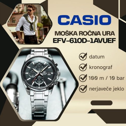 Ročna ura CASIO EFV-610D-1AVUEF - slika 3
