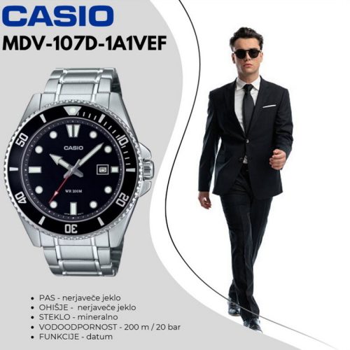 Ročna ura CASIO MDV-107D-1A1VEF - slika 3