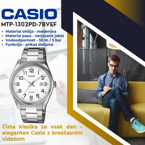 Ročna ura CASIO MTP-1302PD-7BVEF - slika 3